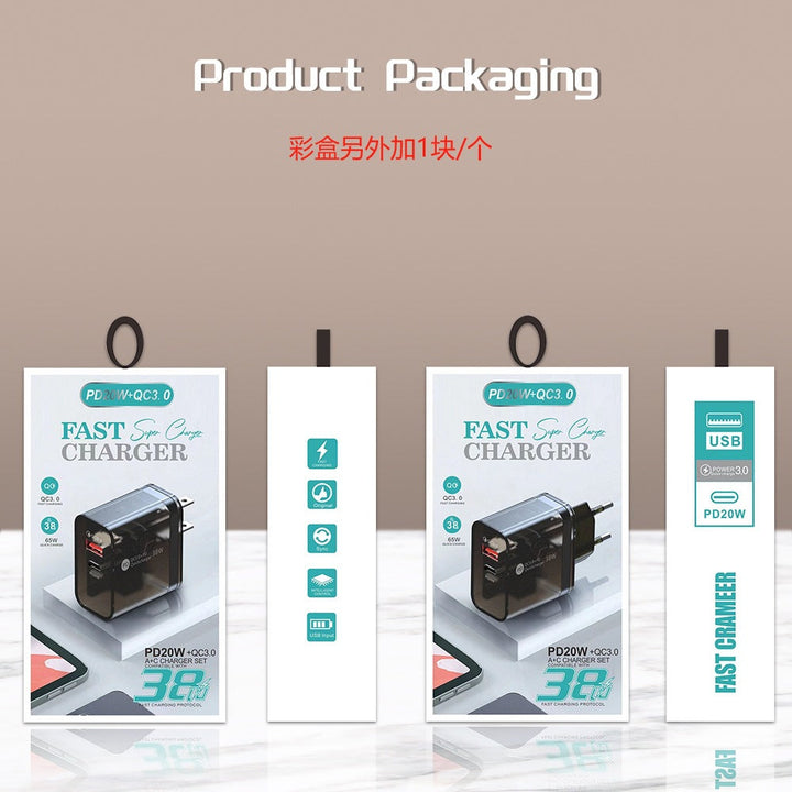 38W Transparent Case Charging Adapter: Your Ultimate Charging Solution