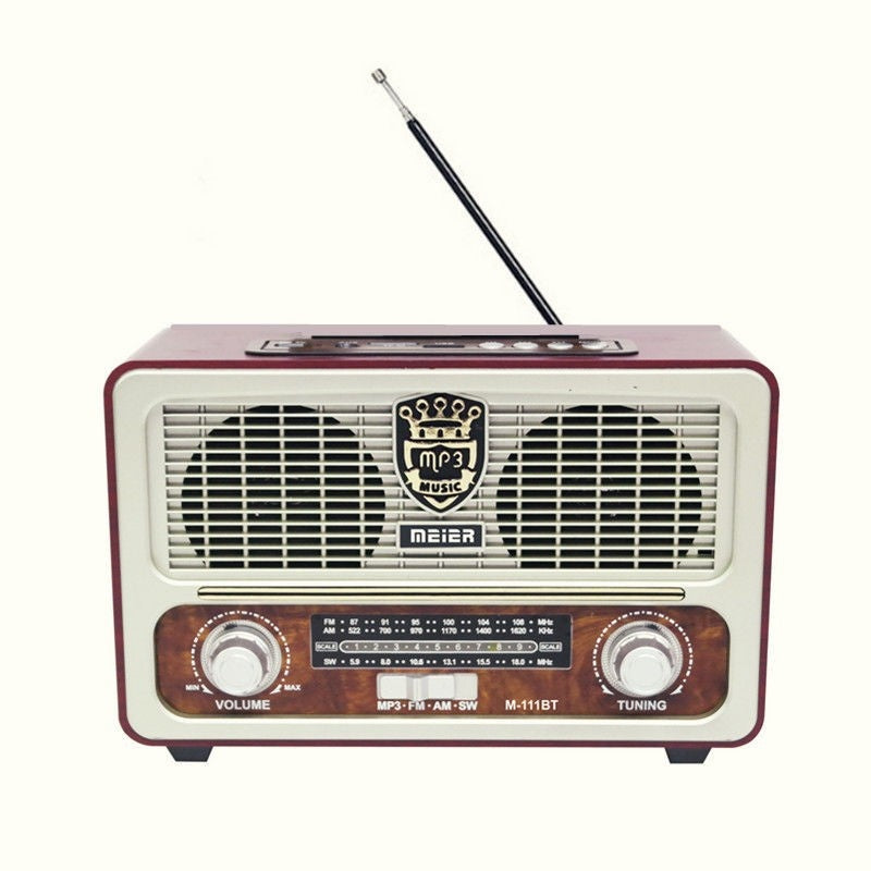 Retro Desktop Full Band Bluetooth Portable Speaker