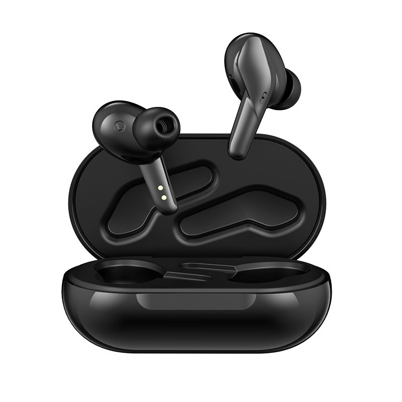 Binaural In Ear Bluetooth Gaming Headset Black Tech Design