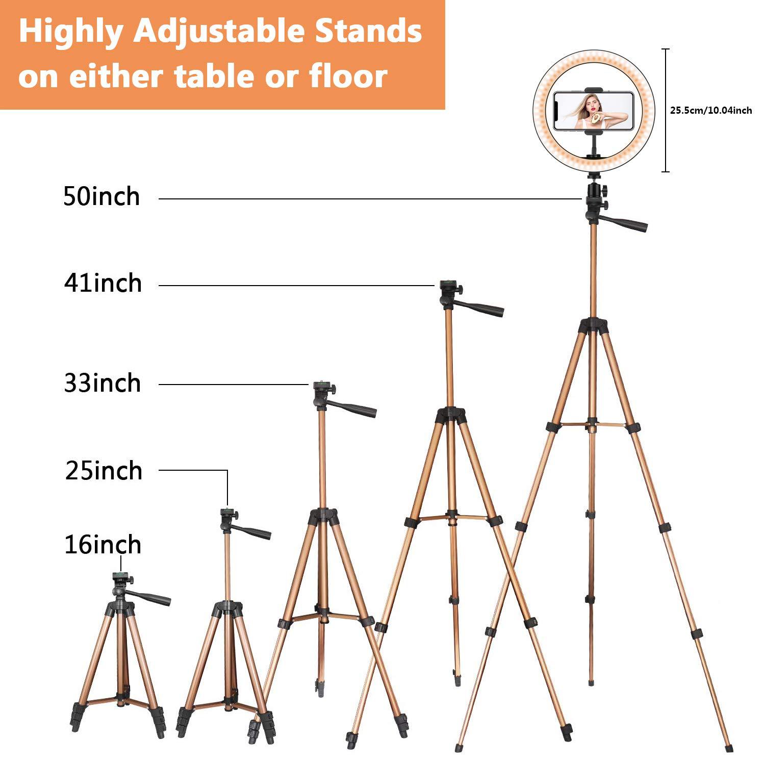 Apple Compatible Desktop Ring Fill Light Tripod