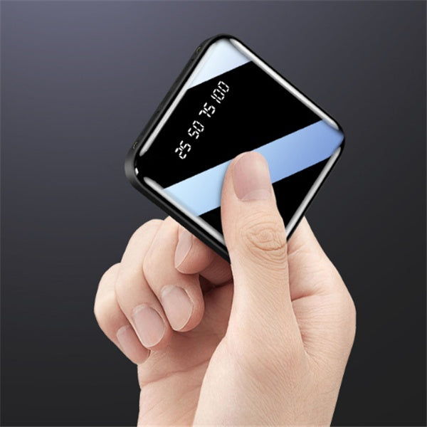 20000mAh Mini Mirror Digital Display Power Bank