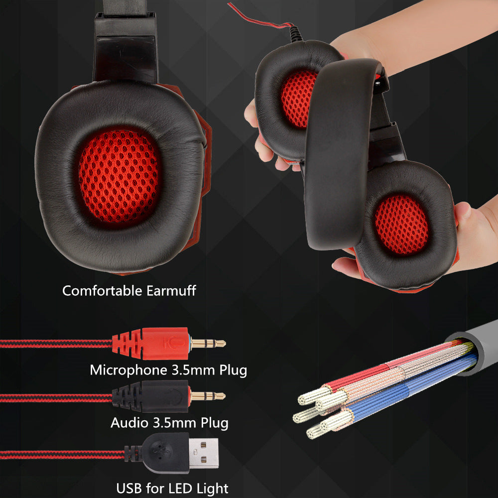 Stereo Headphones With Comfortable Over Ear Design