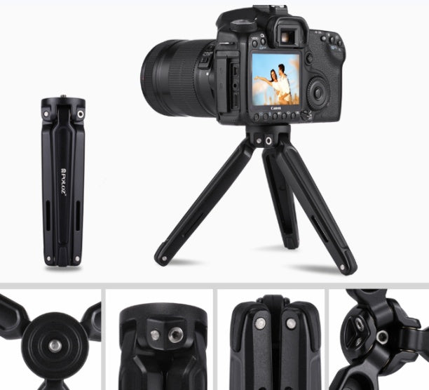 Apple Compatible Metal Mini Desktop Mobile Phone Tripod