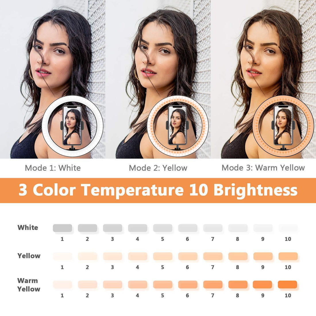 Apple Compatible Desktop Ring Fill Light Tripod