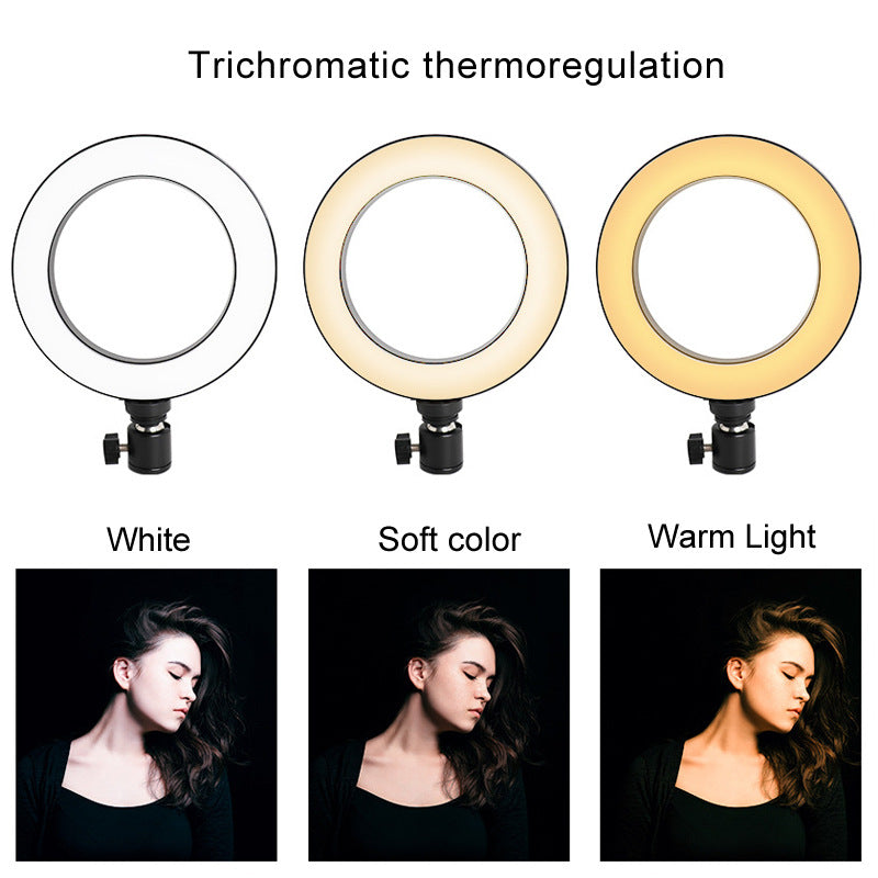 Apple Compatible LED Ring Light Fill Light Octopus Tripod Desktop Live Light