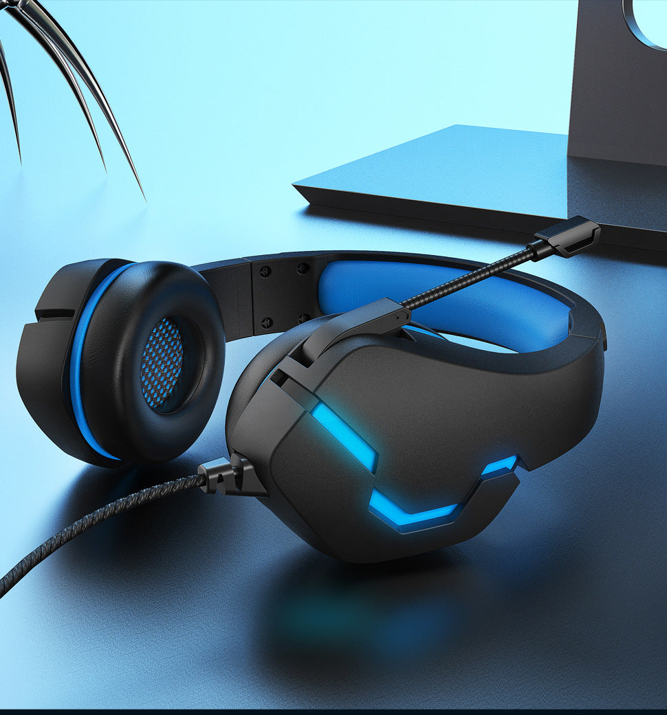 J10 3.5mm Wired Gaming Headset With Microphone And LED Lights