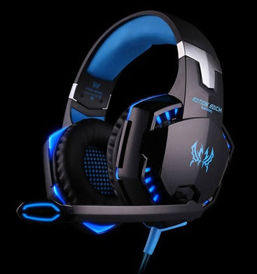 Wired Gaming Headset Surround Sound Stereo With Microphone Deep Bass
