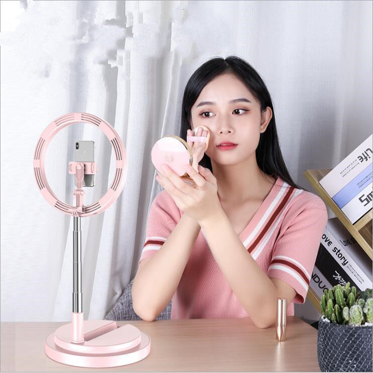 Apple Compatible 10 Inch Dimmable LED Selfie Ring Light Tripod