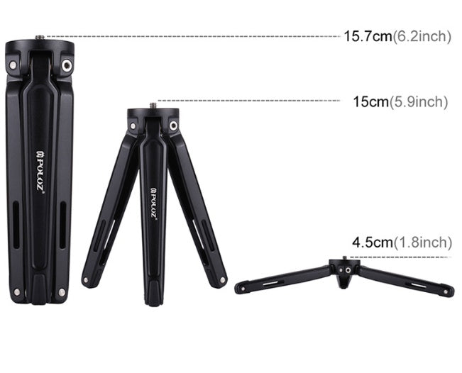 Apple Compatible Metal Mini Desktop Mobile Phone Tripod