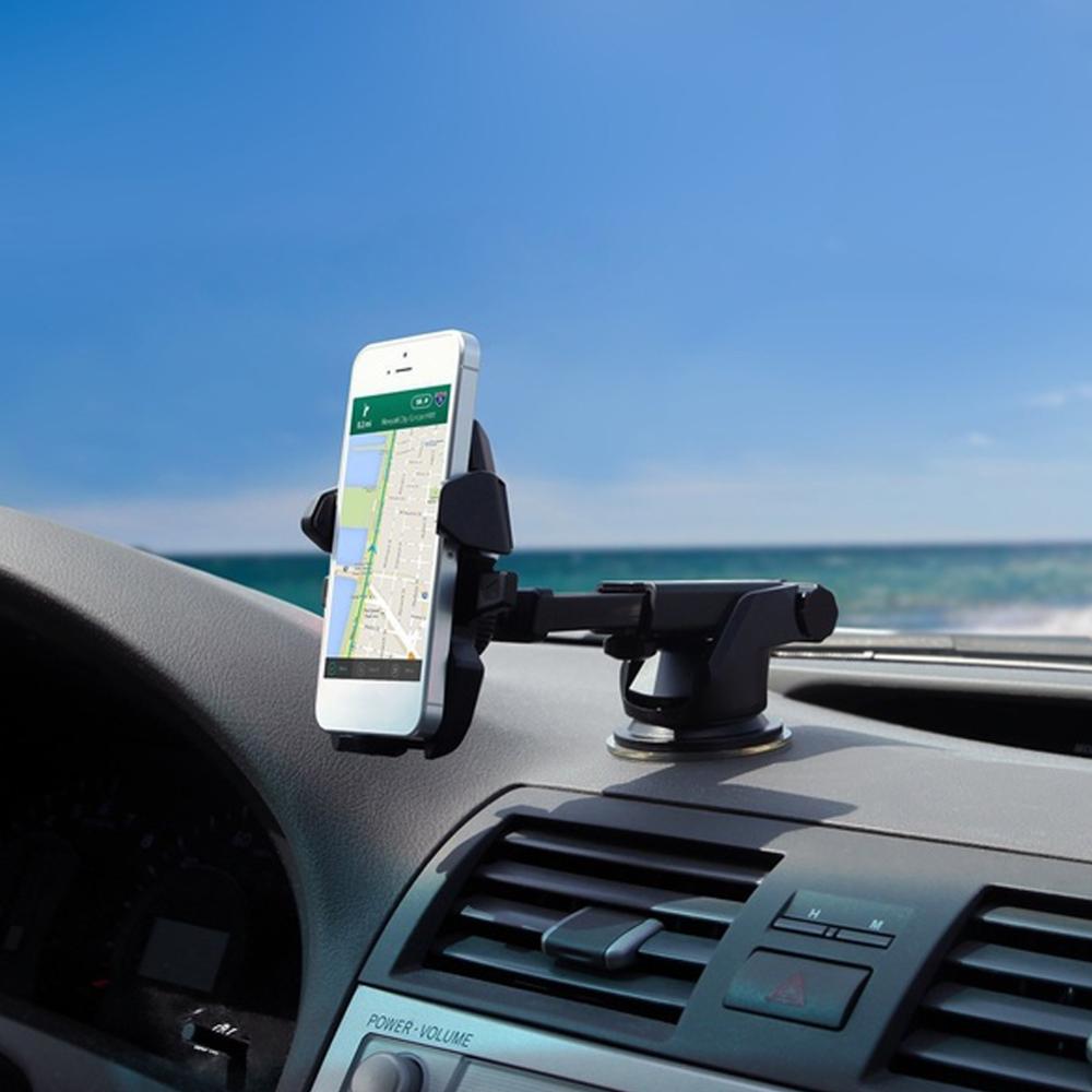 Universal Car Phone Holder Adjustable Suction Cup Mount Stand
