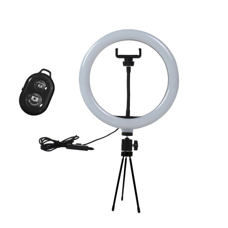 Apple Compatible Live Ring Fill Light Desktop Tripod Set