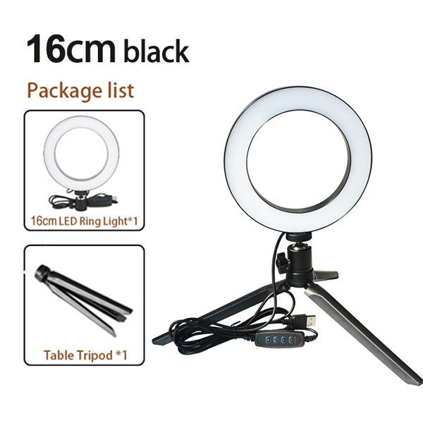 Apple Compatible Tripod Ring Fill Light Live Beauty Light Set