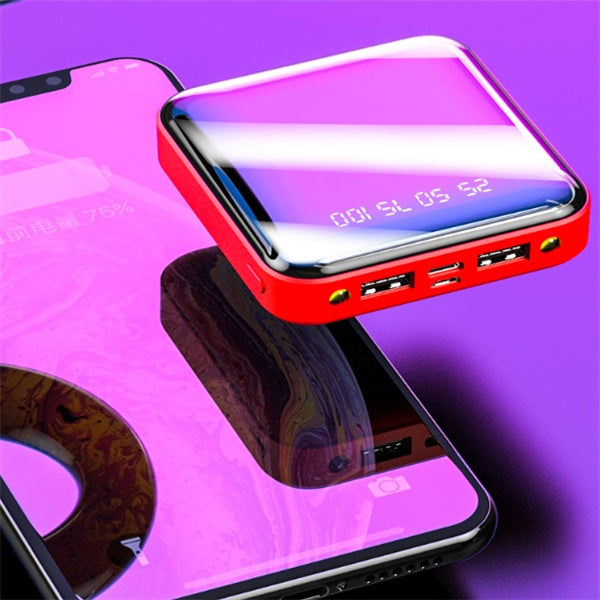 20000mAh Mini Mirror Digital Display Power Bank