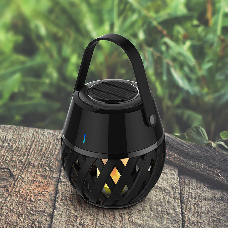Flame Light Bluetooth Waterproof Portable Speaker Torch