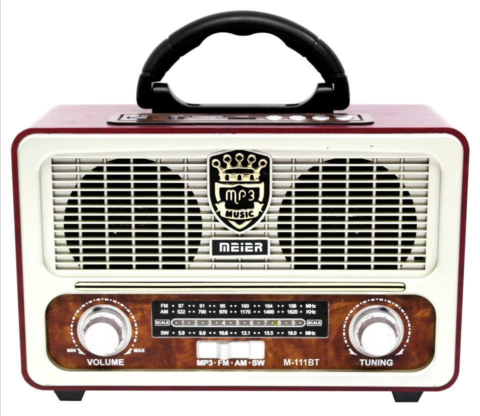 Retro Desktop Full Band Bluetooth Portable Speaker