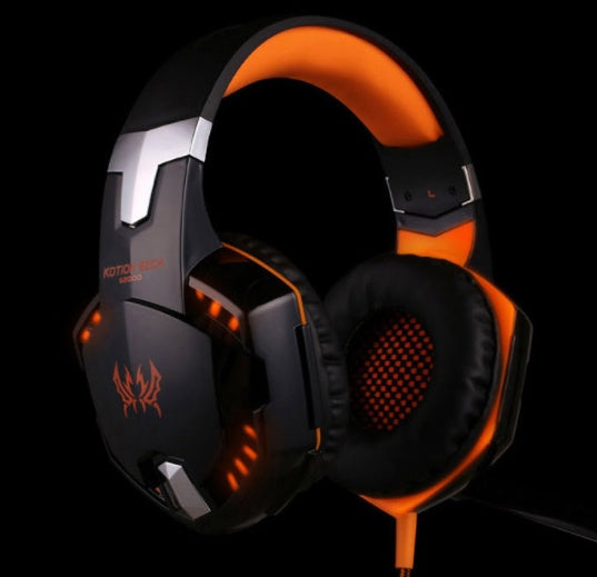 Wired Gaming Headset Surround Sound Stereo With Microphone Deep Bass