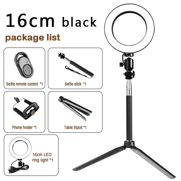 Apple Compatible Tripod Ring Fill Light Live Beauty Light Set