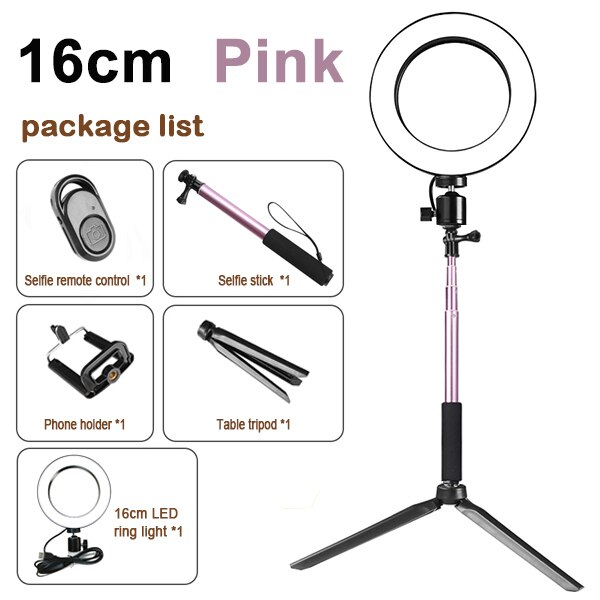 Apple Compatible Tripod Ring Fill Light Live Beauty Light Set