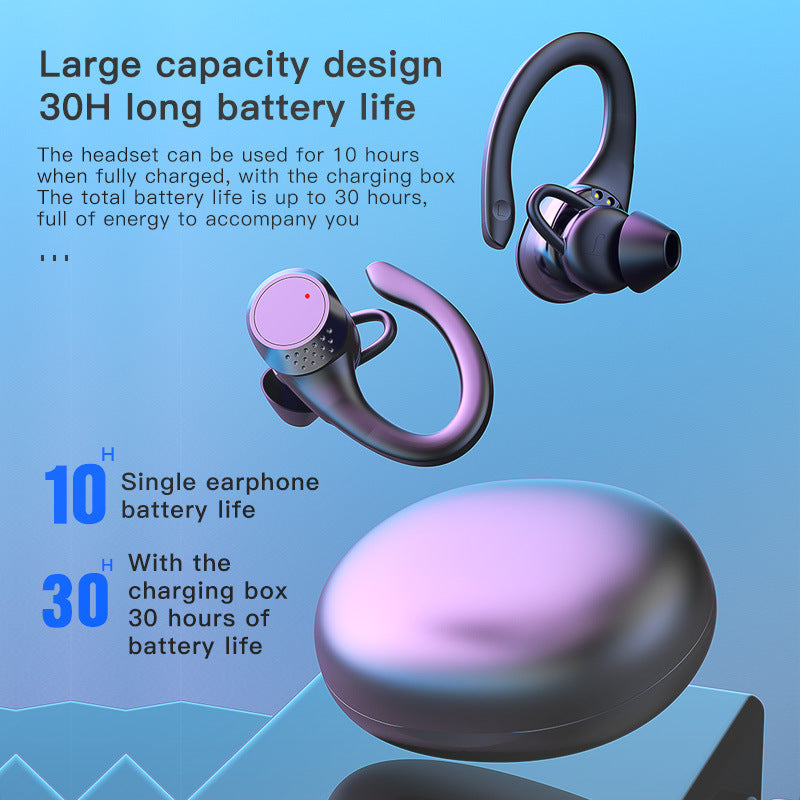 Wireless Bluetooth Sports Earbuds With Noise Cancelling Bass