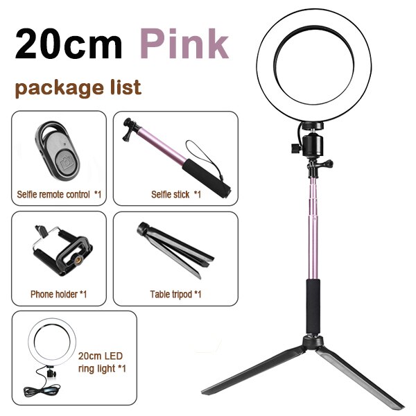 Apple Compatible Tripod Ring Fill Light Live Beauty Light Set