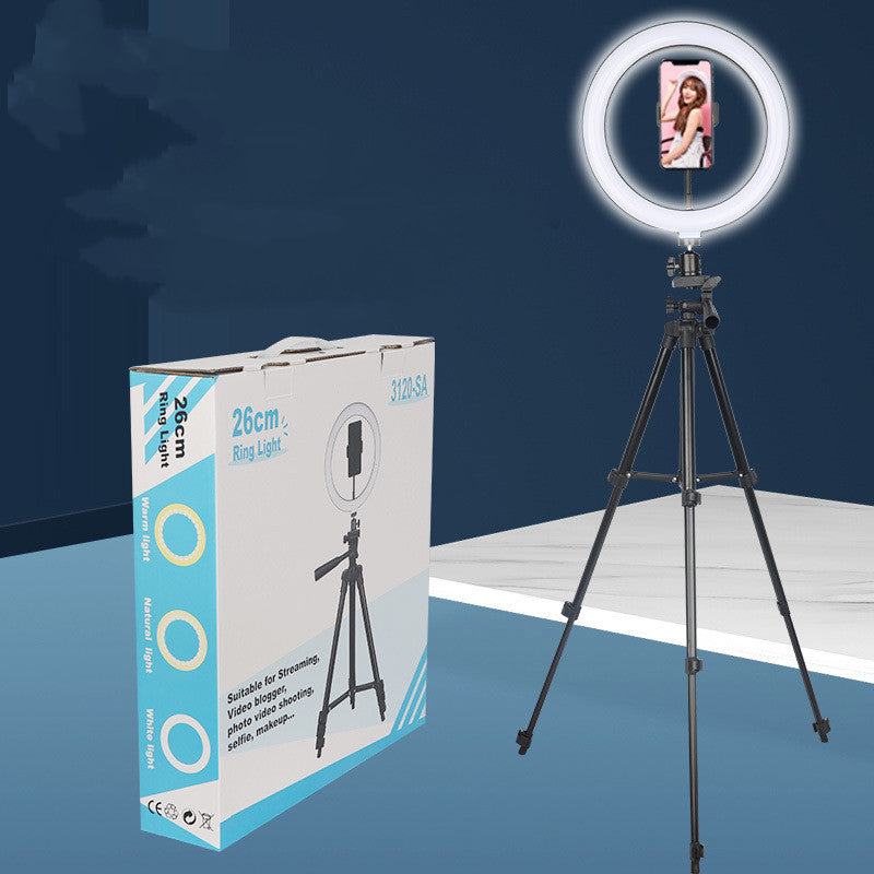 Apple Compatible LED Ring Light Mobile Phone Tripod