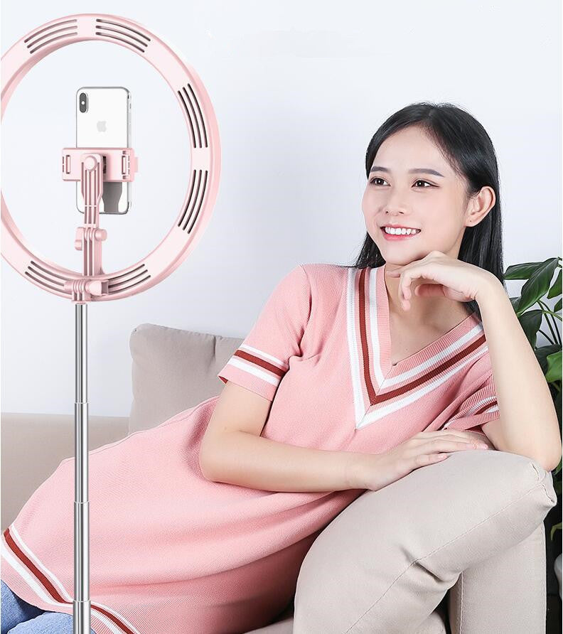 Apple Compatible 10 Inch Dimmable LED Selfie Ring Light Tripod