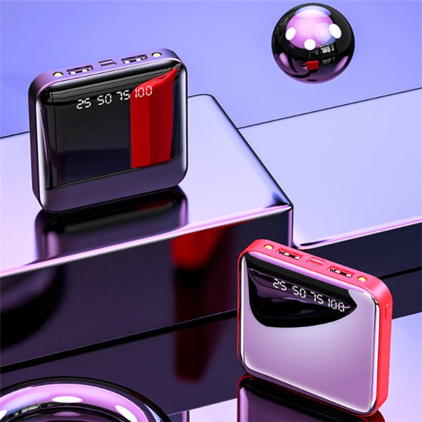 20000mAh Mini Mirror Digital Display Power Bank