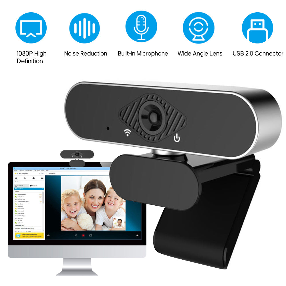 HD Autofocus USB Webcam For Video Calls