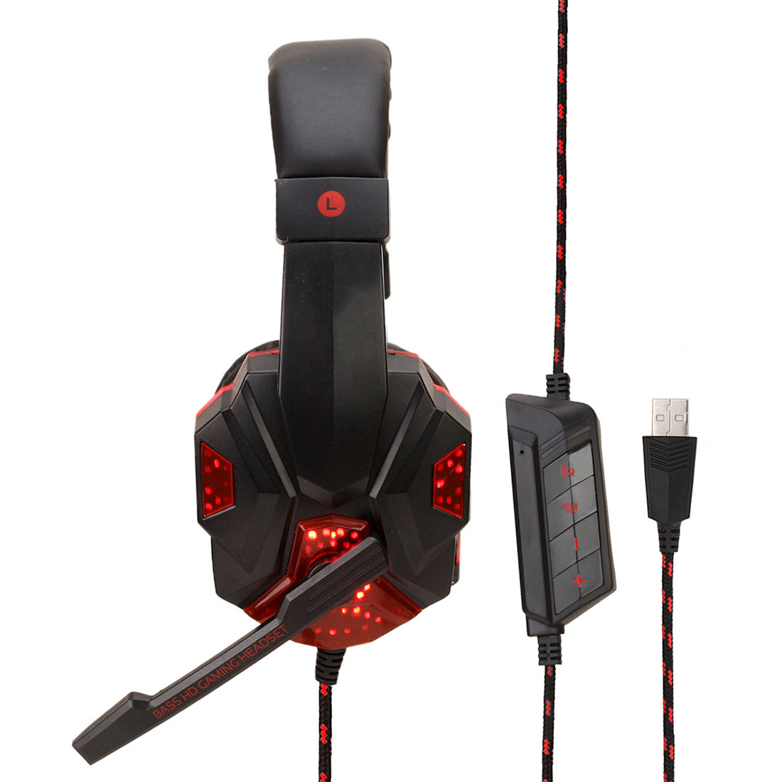 7.1 Wired Gaming Headset With RGB Lighting Headphones