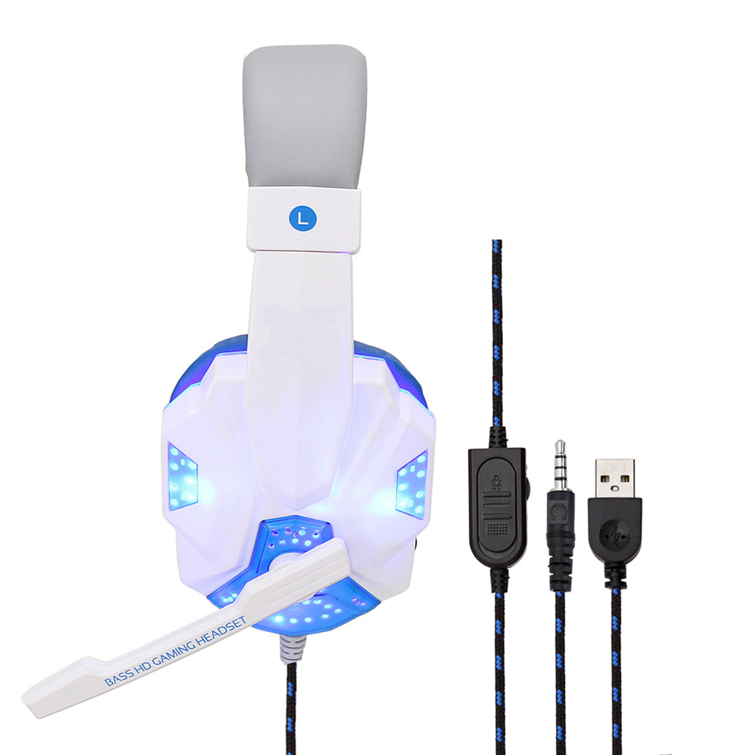 7.1 Wired Gaming Headset With RGB Lighting Headphones
