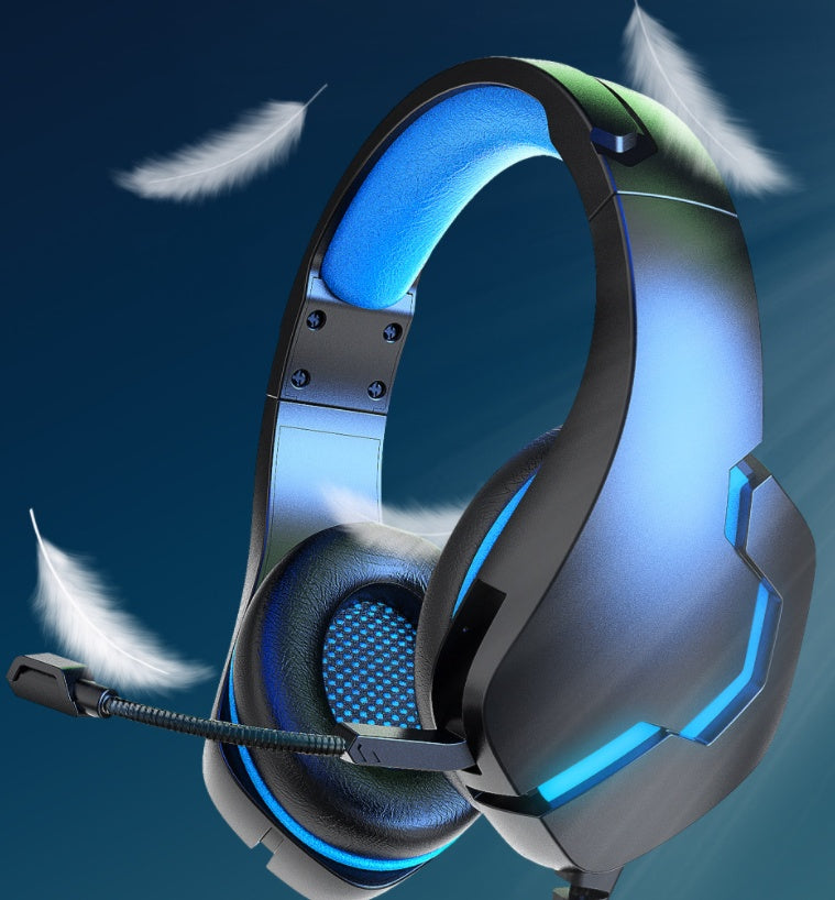 J10 3.5mm Wired Gaming Headset With Microphone And LED Lights