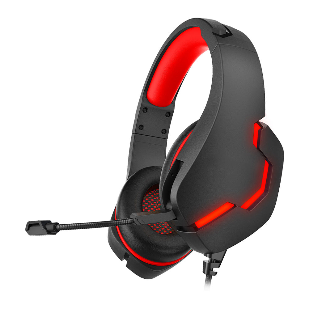 J10 3.5mm Wired Gaming Headset With Microphone And LED Lights