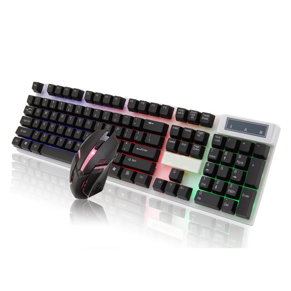Boseton 8310 USB Wired Backlit Keyboard and Mouse Set