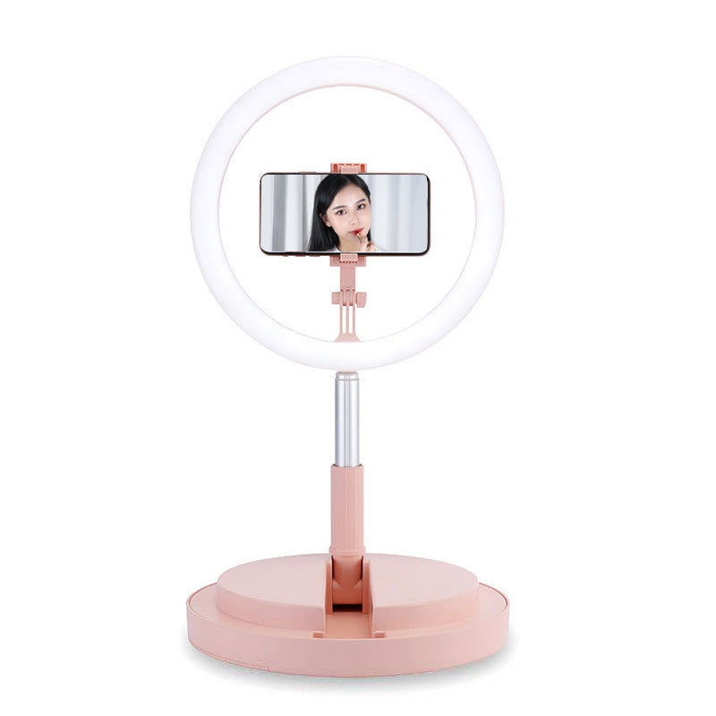 Apple Compatible 10 Inch Dimmable LED Selfie Ring Light Tripod