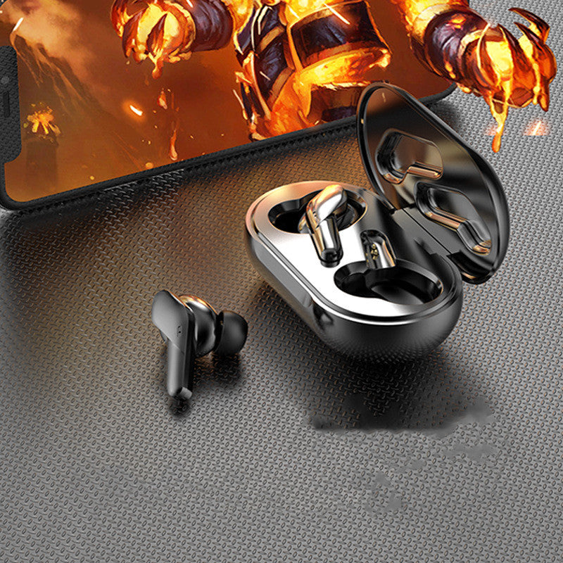 Binaural In Ear Bluetooth Gaming Headset Black Tech Design