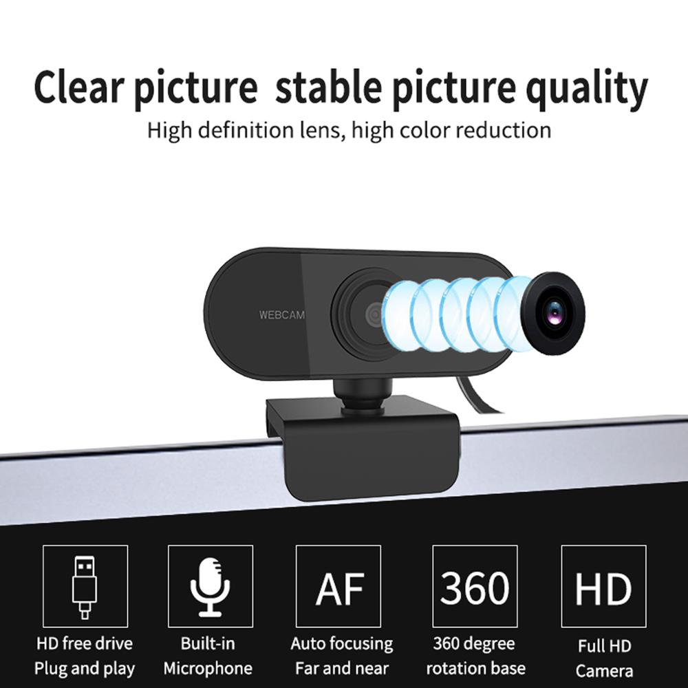 HD Autofocus USB Webcam For Video Calls