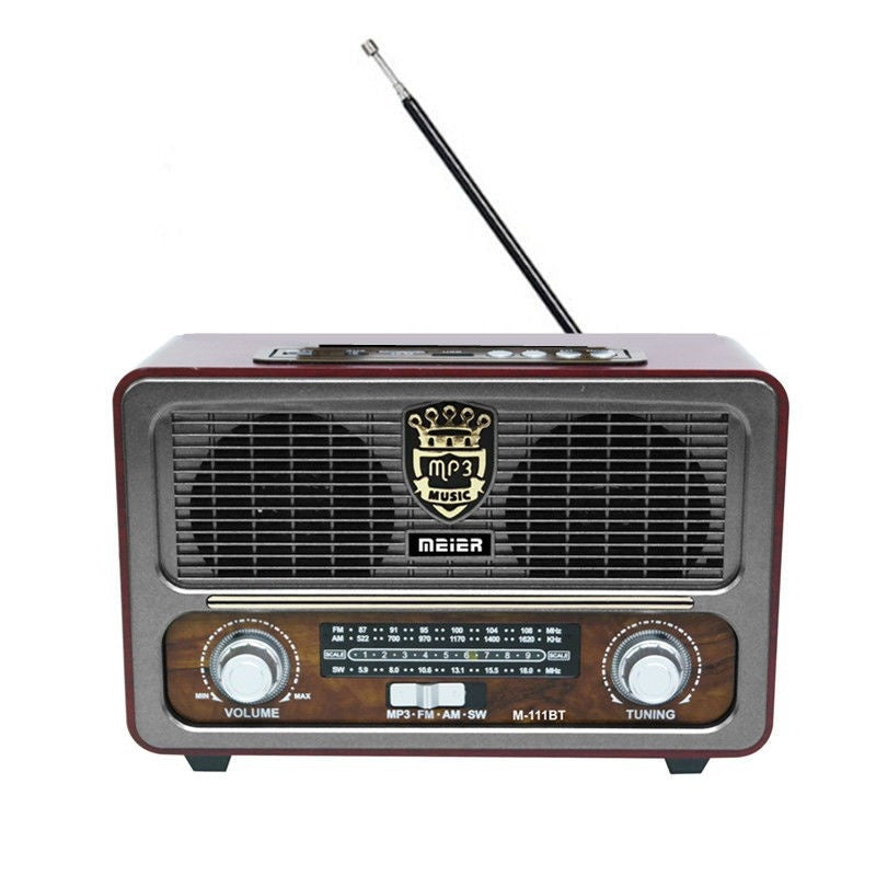 Retro Desktop Full Band Bluetooth Portable Speaker