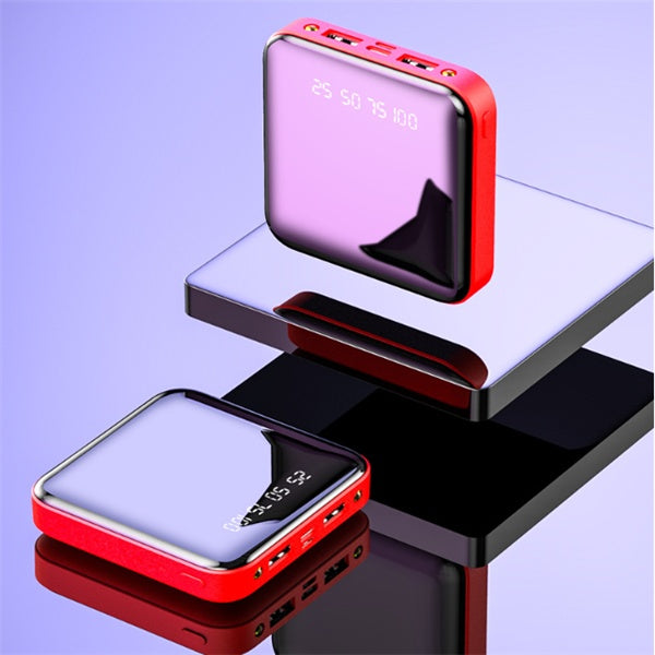 20000mAh Mini Mirror Digital Display Power Bank