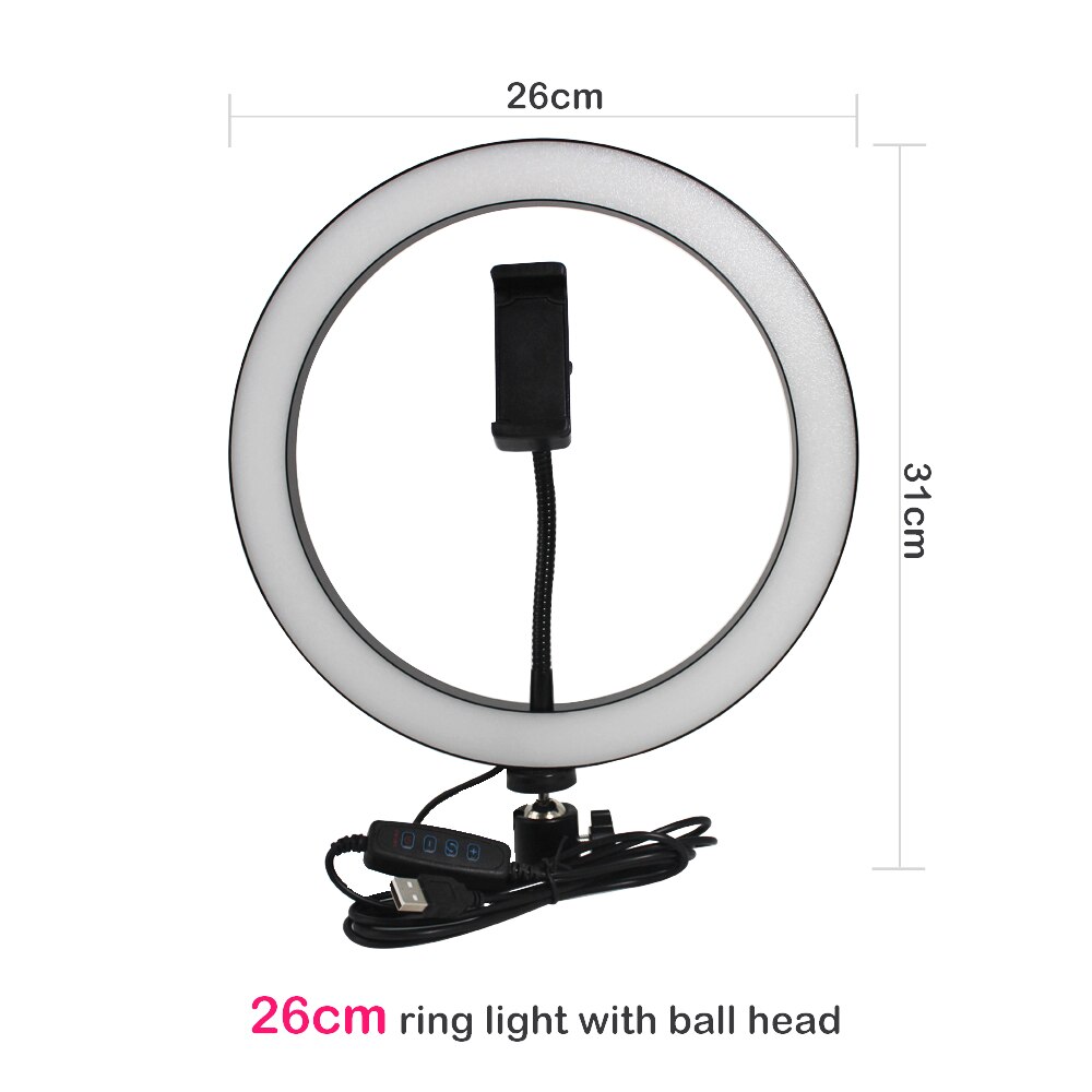 Apple Compatible Tripod Ring Fill Light Live Beauty Light Set