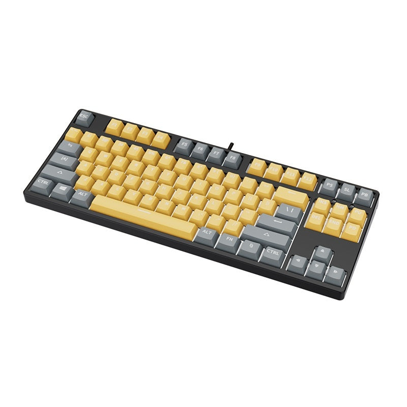 87 Key Wired Mechanical Gaming Keyboard Hot Swap Two Color