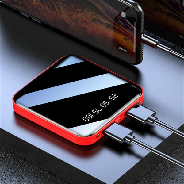 20000mAh Mini Mirror Digital Display Power Bank