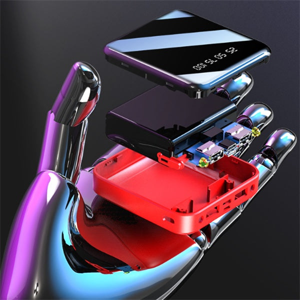 20000mAh Mini Mirror Digital Display Power Bank