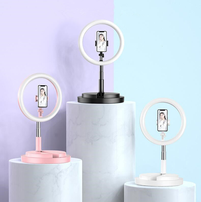 Apple Compatible 10 Inch Dimmable LED Selfie Ring Light Tripod