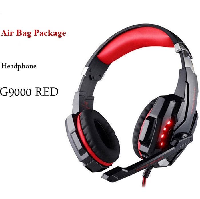 Wired Gaming Headset Surround Sound Stereo With Microphone Deep Bass