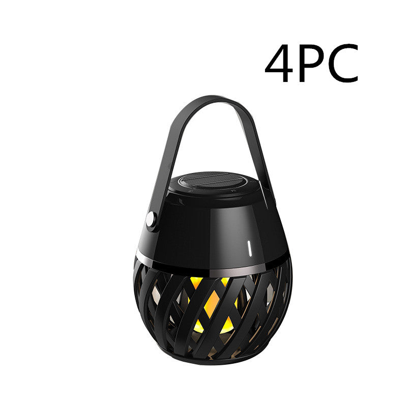 Flame Light Bluetooth Waterproof Portable Speaker Torch