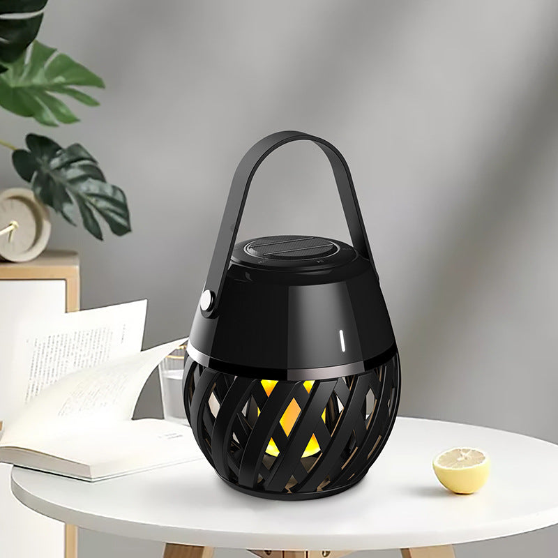 Flame Light Bluetooth Waterproof Portable Speaker Torch