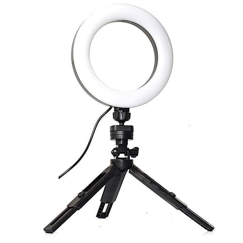 Adjustable Fill Light Desktop Live Streaming Tripod Stand