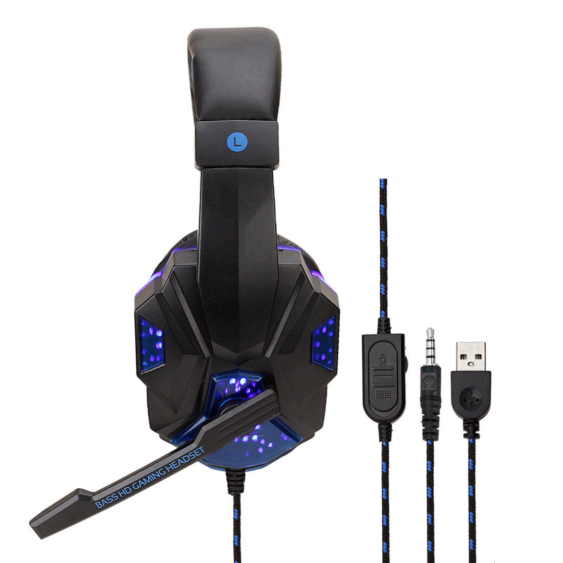 7.1 Wired Gaming Headset With RGB Lighting Headphones