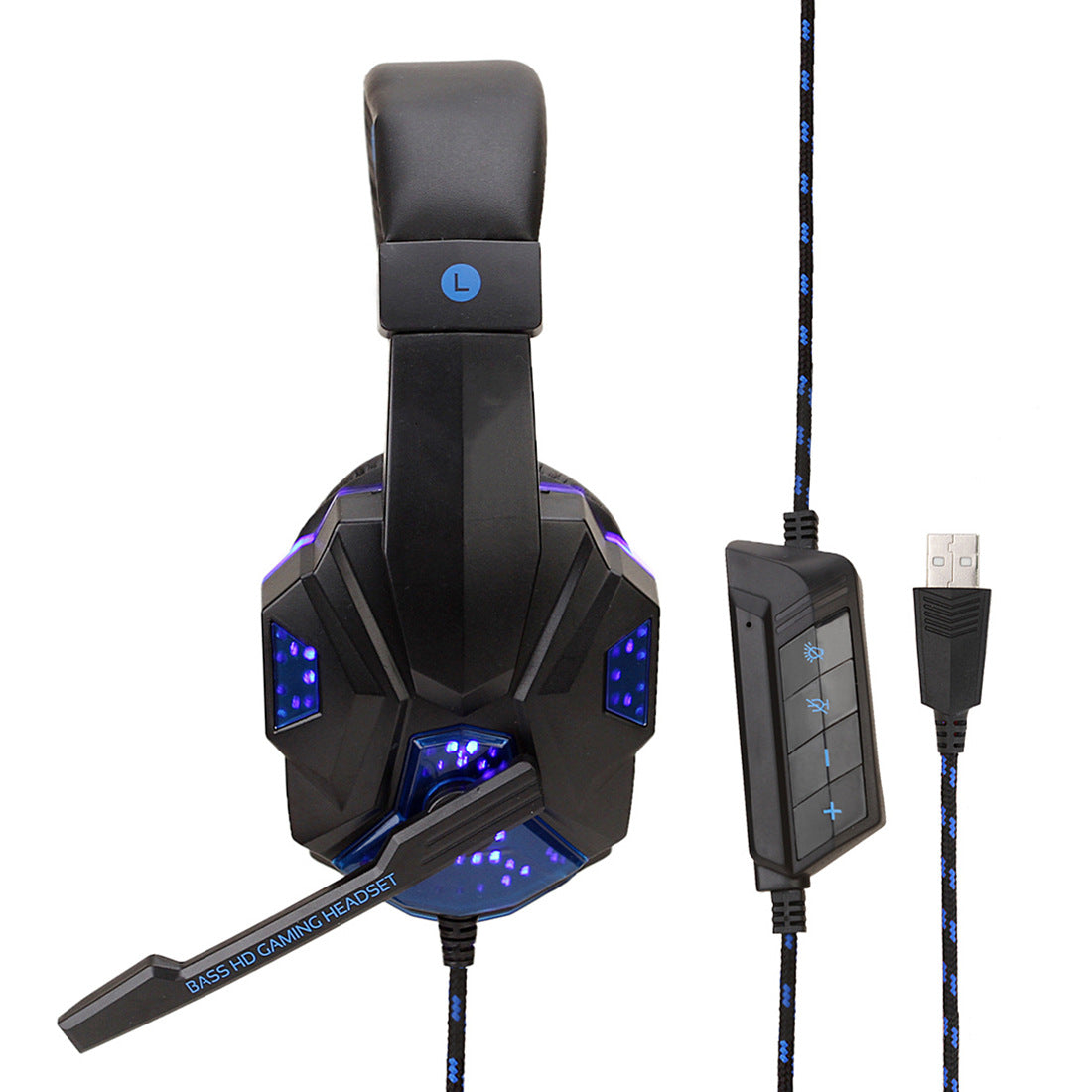 7.1 Wired Gaming Headset With RGB Lighting Headphones