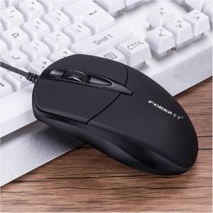 USB Wired Silent Click LED Optical Computer Mouse For PC Laptop
